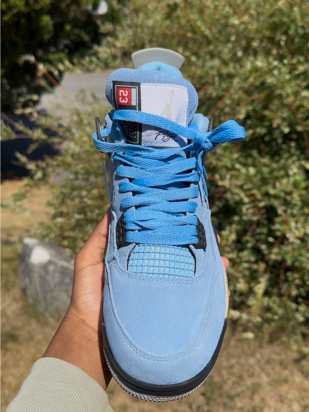 Jordan 4 University blue size 10